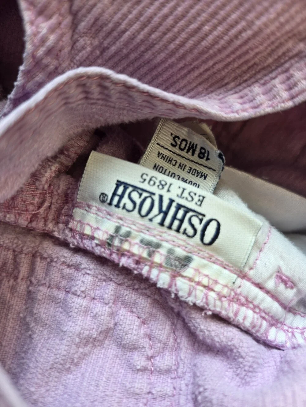 OshKosh B'gosh Corduroy Overalls